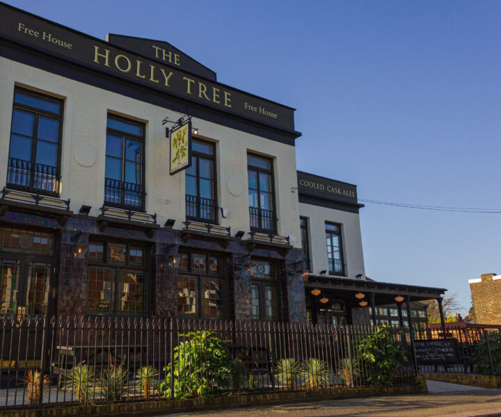 Exterior shot of The Holly Tree pub in Forest Gate, South London.